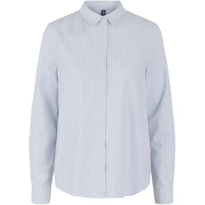 Damenhemd Pieces Irena Oxford Blanc S Femme Damenhemd Pieces Irena Oxford Blanc S Femme
