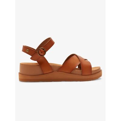 Keil-Sandalen für Damen Roxy Kamila Marron 36 Femme Keil-Sandalen für Damen Roxy Kamila Marron 36 Femme