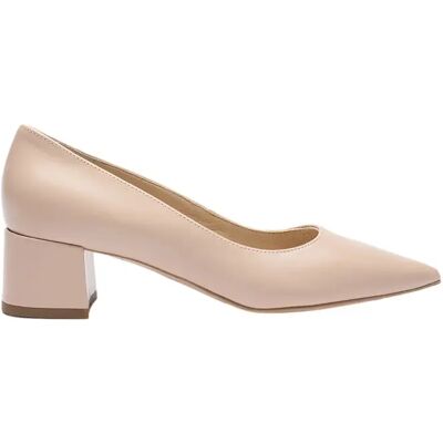 Damen Wildleder Pumps mit Blockabsatz Ryłko Joan Beige 35 Femme Damen Wildleder Pumps mit Blockabsatz Ryłko Joan Beige 35 Femme