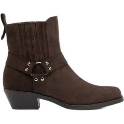 Stiefeletten aus Wildleder Damen Ryłko Biker Marron 35 Femme Stiefeletten aus Wildleder Damen Ryłko Biker Marron 35 Femme