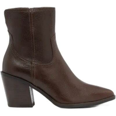 Leder Stiefeletten mit Absatz für Frauen Ryłko Kora Marron 35 Femme Leder Stiefeletten mit Absatz für Frauen Ryłko Kora Marron 35 Femme