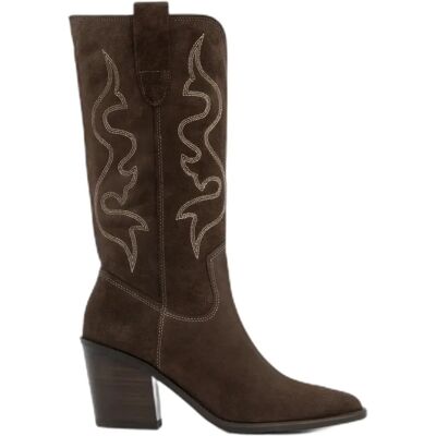 Cowboy-Stiefel für Damen Ryłko Marron 36 Femme Cowboy-Stiefel für Damen Ryłko Marron 36 Femme