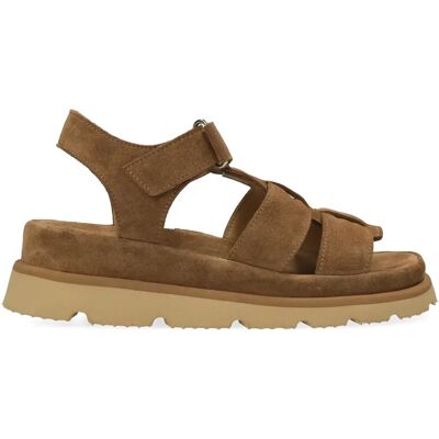 Keil-Sandalen für Damen Shabbies Amsterdam Wana Sandal Marron 40 Femme Keil-Sandalen für Damen Shabbies Amsterdam Wana Sandal Marron 40 Femme