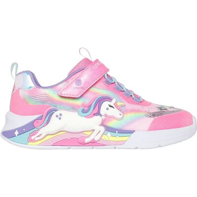 Sneakers Skechers S-Lights Unicorn Chaser Rose 32 Femme Sneakers Skechers S-Lights Unicorn Chaser Rose 32 Femme