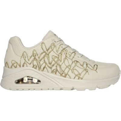 Sneakers Skechers JGoldcrown Uno-Golden Heart Beige 37 Femme Sneakers Skechers JGoldcrown Uno-Golden Heart Beige 37 Femme