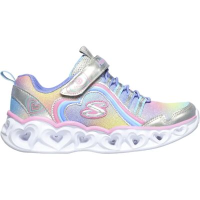 Mädchen Sneakers Skechers Heart Lights-Rainbolux Argenté 34 Femme Mädchen Sneakers Skechers Heart Lights-Rainbolux Argenté 34 Femme
