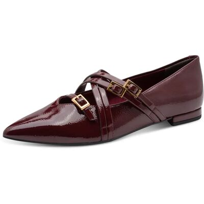 Ballerinas mit Riemen Damen Tamaris Rouge 38 Femme Ballerinas mit Riemen Damen Tamaris Rouge 38 Femme