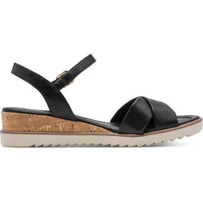 Keil-Sandalen für Damen Tamaris 1-28106-42 Noir 39 Femme Keil-Sandalen für Damen Tamaris 1-28106-42 Noir 39 Femme