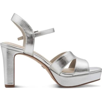 Sandalen mit Absatz Damen Tamaris 1-28349-42 Argenté 36 Femme Sandalen mit Absatz Damen Tamaris 1-28349-42 Argenté 36 Femme