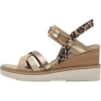 Keil-Sandalen für Damen Tamaris 1-28357-44 Beige 37 Femme Keil-Sandalen für Damen Tamaris 1-28357-44 Beige 37 Femme
