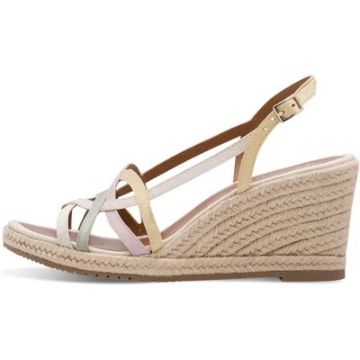 Keil-Sandalen für Damen Tamaris 1-28364-46 Blanc 40 Femme Keil-Sandalen für Damen Tamaris 1-28364-46 Blanc 40 Femme