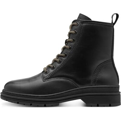 Lederstiefeletten Damen Tamaris modernes à lacets Noir 36 Femme Lederstiefeletten Damen Tamaris modernes à lacets Noir 36 Femme