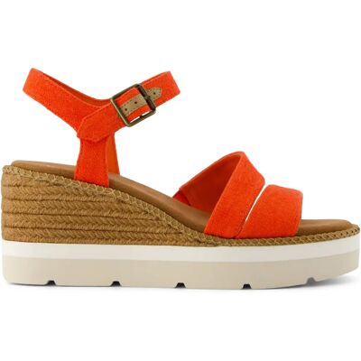 Keil-Sandalen für Damen Toms Darya Rouge 41 Femme Keil-Sandalen für Damen Toms Darya Rouge 41 Femme