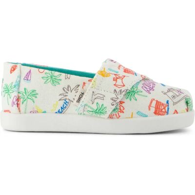 Espadrilles mit Print für Mädchen im Babyalter Toms Classic Blanc 24,5 Femme Espadrilles mit Print für Mädchen im Babyalter Toms Classic Blanc 24,5 Femme