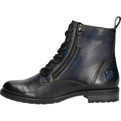 Schnürstiefeletten aus Leder mit Reißverschluss für Damen TT.Bagatt Bleu 38 Femme Schnürstiefeletten aus Leder mit Reißverschluss für Damen TT.Bagatt Bleu 38 Femme