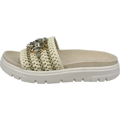 Pantoletten für Damen TT.Bagatt Blanc 41 Femme Pantoletten für Damen TT.Bagatt Blanc 41 Femme