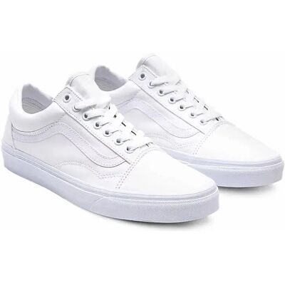 Sneakers Vans Old Skool Blanc 35 Mixte Sneakers Vans Old Skool Blanc 35 Mixte