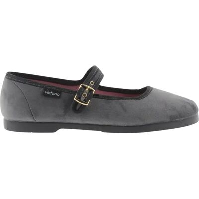 Ballerinas Frau Victoria Gong-fu Terciopelo Gris 35 Femme Ballerinas Frau Victoria Gong-fu Terciopelo Gris 35 Femme
