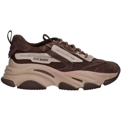Damen Sneakers Steve Madden Possession-E Marron 37 Femme Damen Sneakers Steve Madden Possession-E Marron 37 Femme