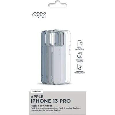 Myway iPhone 13 Pro Transparente Weiche Hülle - Handyhülle Myway iPhone 13 Pro Transparente Weiche Hülle - Handyhülle