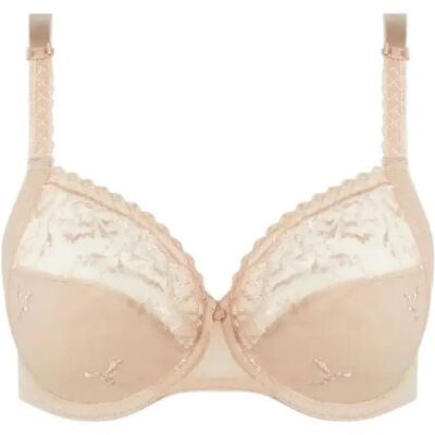 Sehr umhüllender Büstenhalter mit Bügel für Damen Chantelle Every Curve Beige 100G Femme Sehr umhüllender Büstenhalter mit Bügel für Damen Chantelle Every Curve Beige 100G Femme