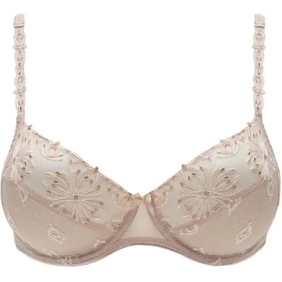 Sehr umhüllender Büstenhalter mit Bügel für Damen Chantelle Champs Elysees Beige 100G Femme Sehr umhüllender Büstenhalter mit Bügel für Damen Chantelle Champs Elysees Beige 100G Femme