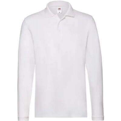 Polo Fruit of the Loom Premium Blanc S Mixte Polo Fruit of the Loom Premium Blanc S Mixte
