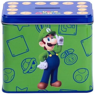Tasse + Sparschwein Educa Borras Nintendo Super Mario Bros Luigi Blanc TU Mixte Tasse + Sparschwein Educa Borras Nintendo Super Mario Bros Luigi Blanc TU Mixte