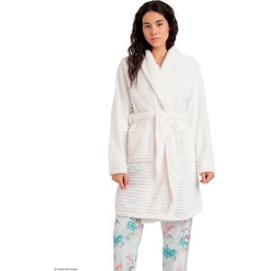 Morgenmantel Damen Admas Soft Hearts Blanc L Femme Morgenmantel Damen Admas Soft Hearts Blanc L Femme