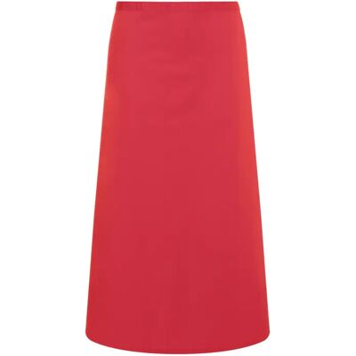 Langer Baumwoll-Polyester-Schürze Karlowsky Bistro Basic Rouge TU Mixte Langer Baumwoll-Polyester-Schürze Karlowsky Bistro Basic Rouge TU Mixte