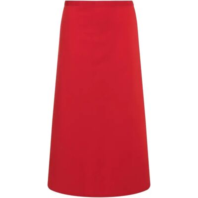 Langer Baumwoll-Polyester-Schürze Karlowsky Bistro Basic Rouge TU Mixte Langer Baumwoll-Polyester-Schürze Karlowsky Bistro Basic Rouge TU Mixte