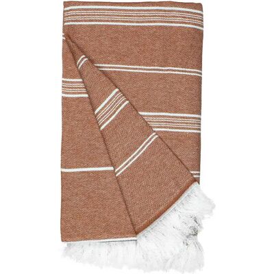 Handtuch aus Baumwolle und recyceltem Polyester The One Towelling Orange 100x180 cm Mixte Handtuch aus Baumwolle und recyceltem Polyester The One Towelling Orange 100x180 cm Mixte