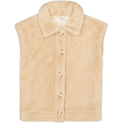 Ärmellose Damenweste Garcia T260293 Beige XL Femme Ärmellose Damenweste Garcia T260293 Beige XL Femme