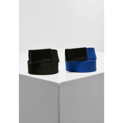 Kindergurte Urban Classics canvas (x2) Noir TU Mixte Kindergurte Urban Classics canvas (x2) Noir TU Mixte