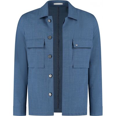 Überhemd Michael Kors Light Travel Bleu 60 Homme Überhemd Michael Kors Light Travel Bleu 60 Homme