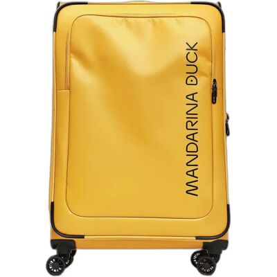 Trolley Tasche groß weich erweiterbar Mandarina Duck Eco Coated Jaune 78x47x27,5 cm Mixte Trolley Tasche groß weich erweiterbar Mandarina Duck Eco Coated Jaune 78x47x27,5 cm Mixte