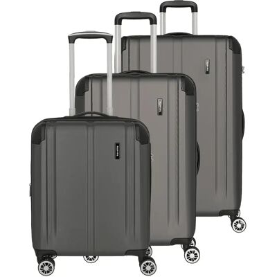 Koffer travelite City L/M/S (x3) Gris TU Mixte Koffer travelite City L/M/S (x3) Gris TU Mixte