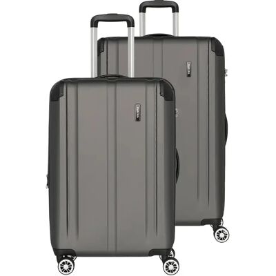 Koffer travelite City L/M (x2) Gris TU Mixte Koffer travelite City L/M (x2) Gris TU Mixte