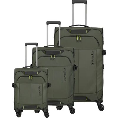 Koffer travelite Briize Trolley L/M ext./S ext. (x3) Vert TU Mixte Koffer travelite Briize Trolley L/M ext./S ext. (x3) Vert TU Mixte