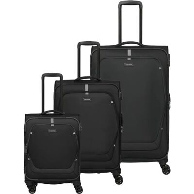 Koffer travelite Umbria Trolley L ext./M ext./S (x3) Noir TU Mixte Koffer travelite Umbria Trolley L ext./M ext./S (x3) Noir TU Mixte