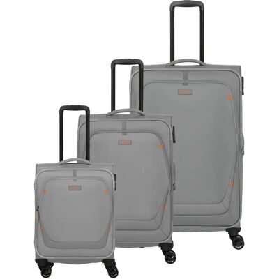 Koffer travelite Umbria Trolley L ext./M ext./S (x3) Gris TU Mixte Koffer travelite Umbria Trolley L ext./M ext./S (x3) Gris TU Mixte