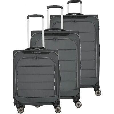 Koffer travelite Skaii Trolley L ext./ M ext./S (x3) Gris TU Mixte Koffer travelite Skaii Trolley L ext./ M ext./S (x3) Gris TU Mixte