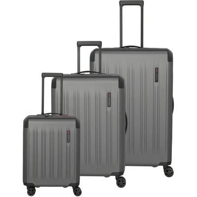 Koffer travelite Dynamiic Trolley L ext./M ext./S (x3) Gris TU Mixte Koffer travelite Dynamiic Trolley L ext./M ext./S (x3) Gris TU Mixte