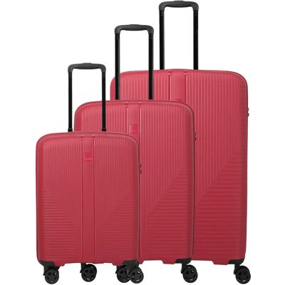 Koffer travelite Air Stripe Trolley L/M ext./S (x3) Rouge TU Mixte Koffer travelite Air Stripe Trolley L/M ext./S (x3) Rouge TU Mixte