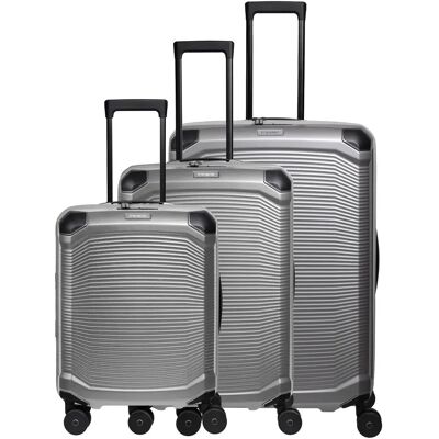 Set aus 3 Koffern travelite Millennium Troley L/M ext./S Gris TU Mixte Set aus 3 Koffern travelite Millennium Troley L/M ext./S Gris TU Mixte