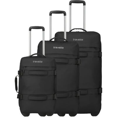 Set mit 3 Reisetaschen mit Rollen travelite Bolonia L/M/S Noir TU Mixte Set mit 3 Reisetaschen mit Rollen travelite Bolonia L/M/S Noir TU Mixte