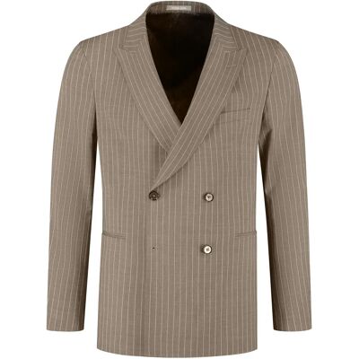 Blazer Michael Kors Stripe Travel DB Marron 46 Homme Blazer Michael Kors Stripe Travel DB Marron 46 Homme