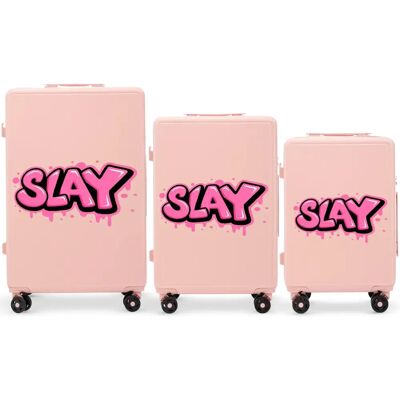 Koffer Wings ABS+ Slay (x3) Rose 198 L Mixte Koffer Wings ABS+ Slay (x3) Rose 198 L Mixte