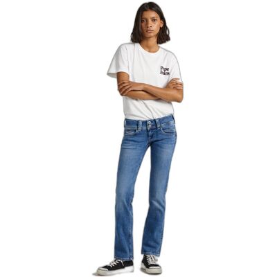 Jeans Pepe Jeans Venus Blau 32x32 Femme Jeans Pepe Jeans Venus Blau 32x32 Femme