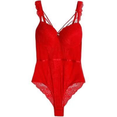 Body mit Trägern, Damen Admas Rouge 90B Femme Body mit Trägern, Damen Admas Rouge 90B Femme